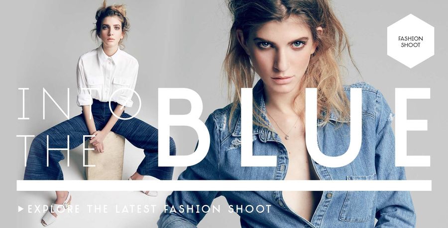 Fashion Shoot: Into the blue